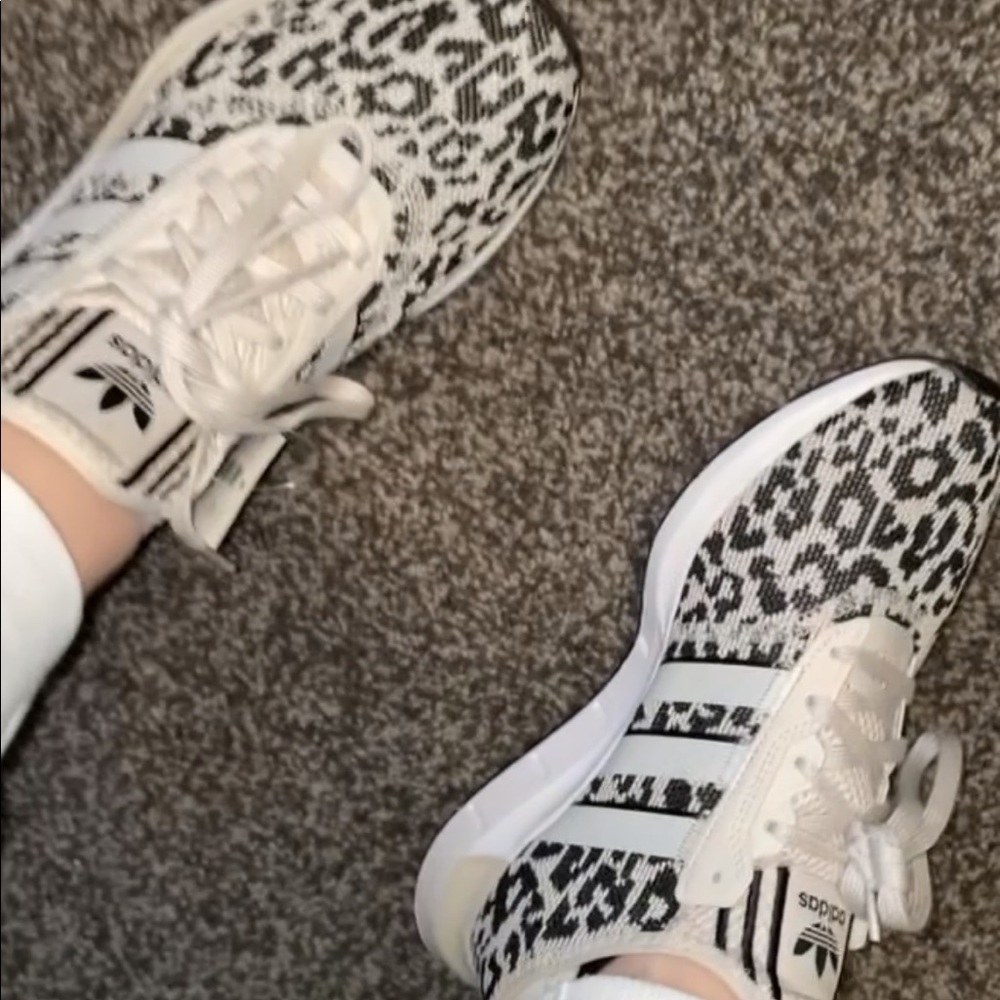 Cheetah Adidas running shoes